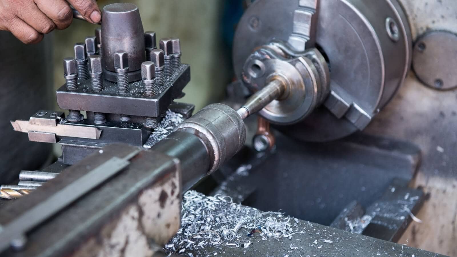 Graphite milling machine - Roku HC-435-II with 36,000 RPM spindle and HSK-E25 tool holder machining EDM electrode.